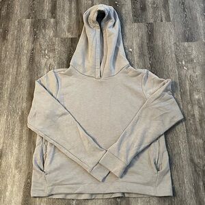 Free Fly Women’s Bamboo Lightweight Fleece Cropped Hoodie - Cream